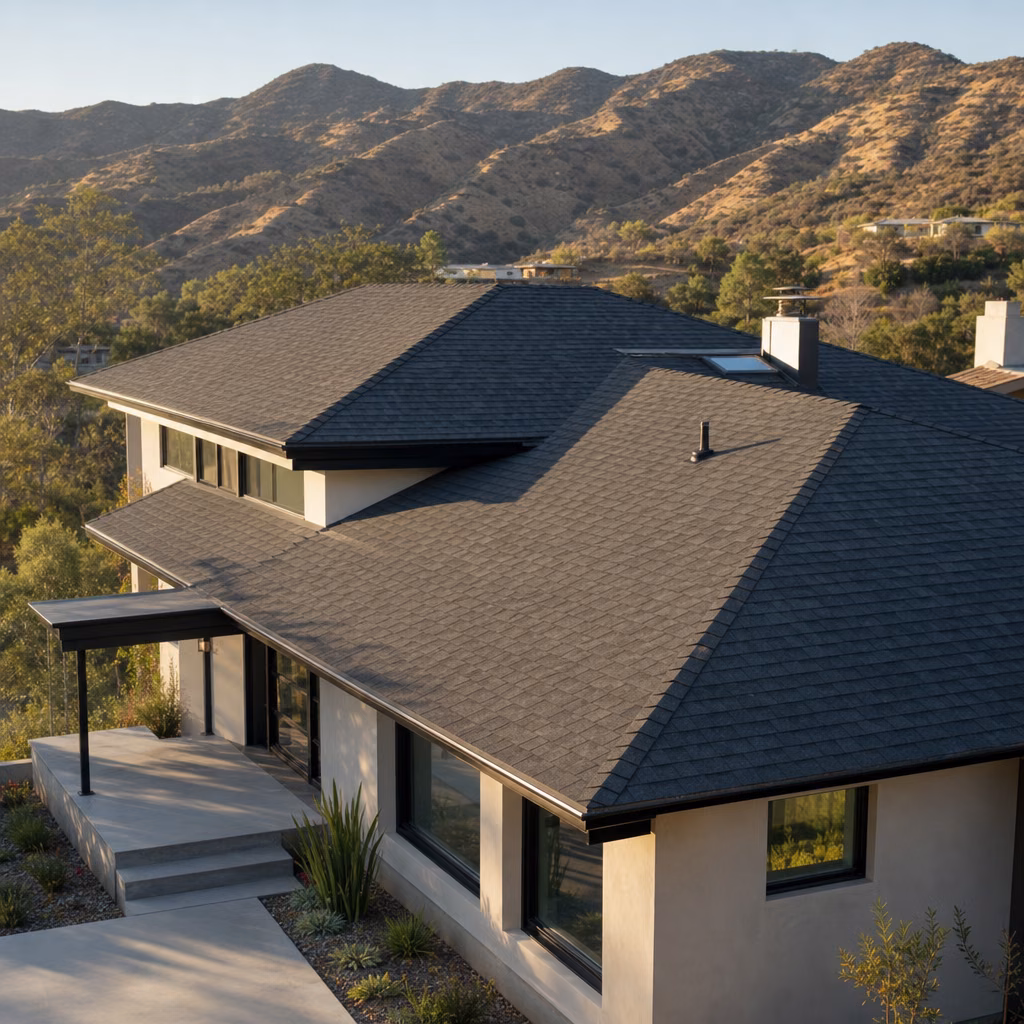 Certified roof in Los Angeles after an insurance roof certification