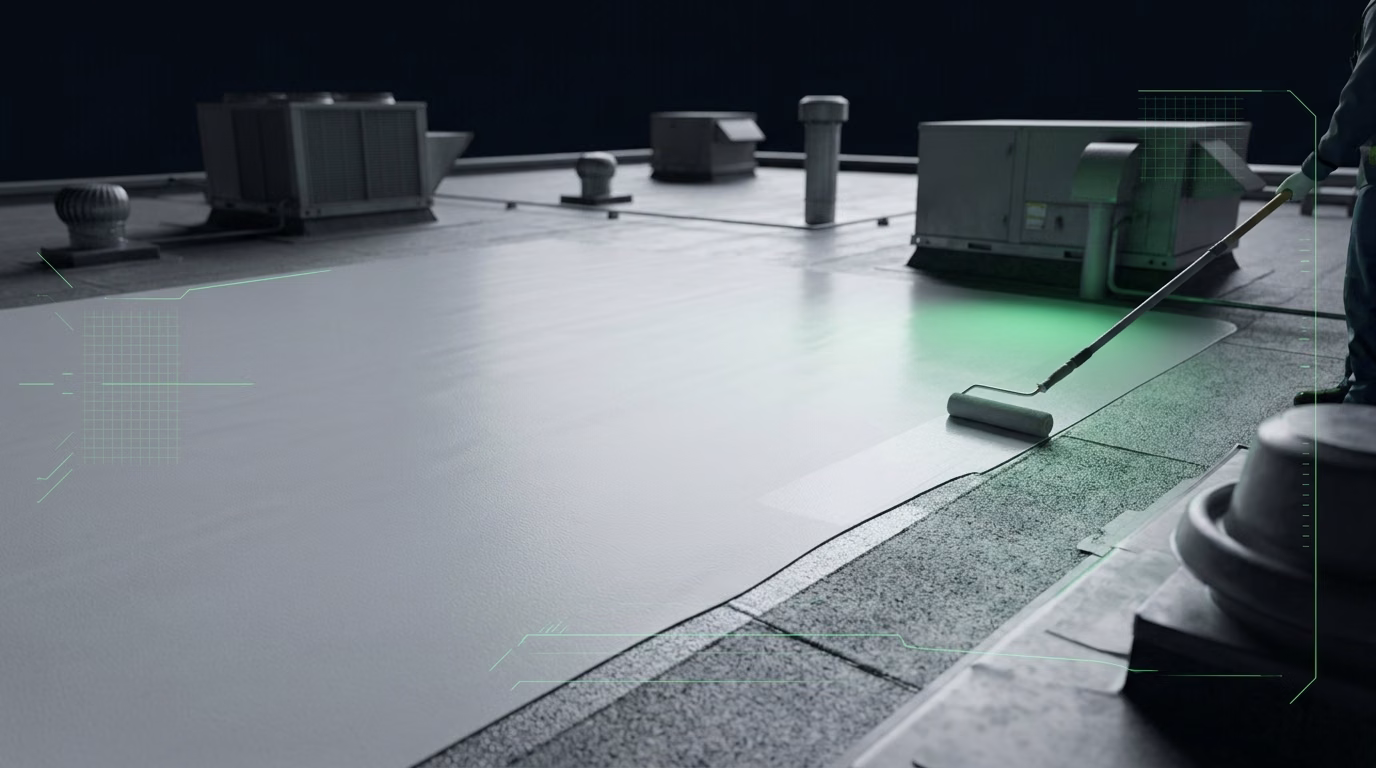 Flat roof repair Los Angeles reseal on a low slope deck with ponding water